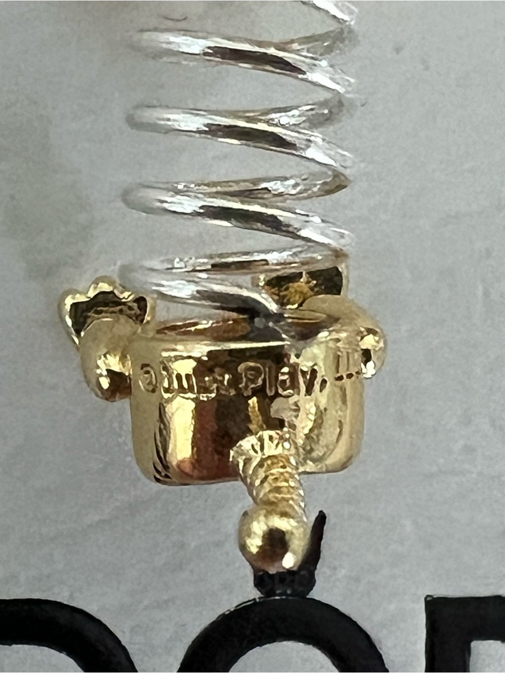 Pandora Gold and Silver Pixar Disney Slinky Dog Charm - Picture 11 of 12